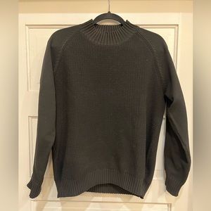 Black Muji Mockneck Sweater M